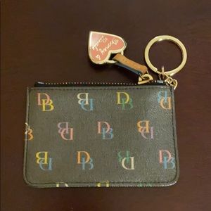 Dooney & Bourke coin purse and key ring